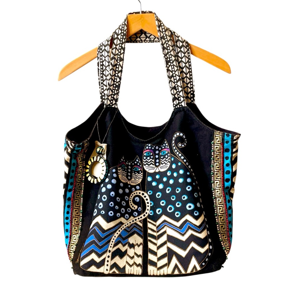 NEW Laurel Burch cat tote bag